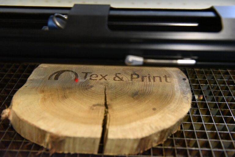 Lasergravur bei Tex & Print
